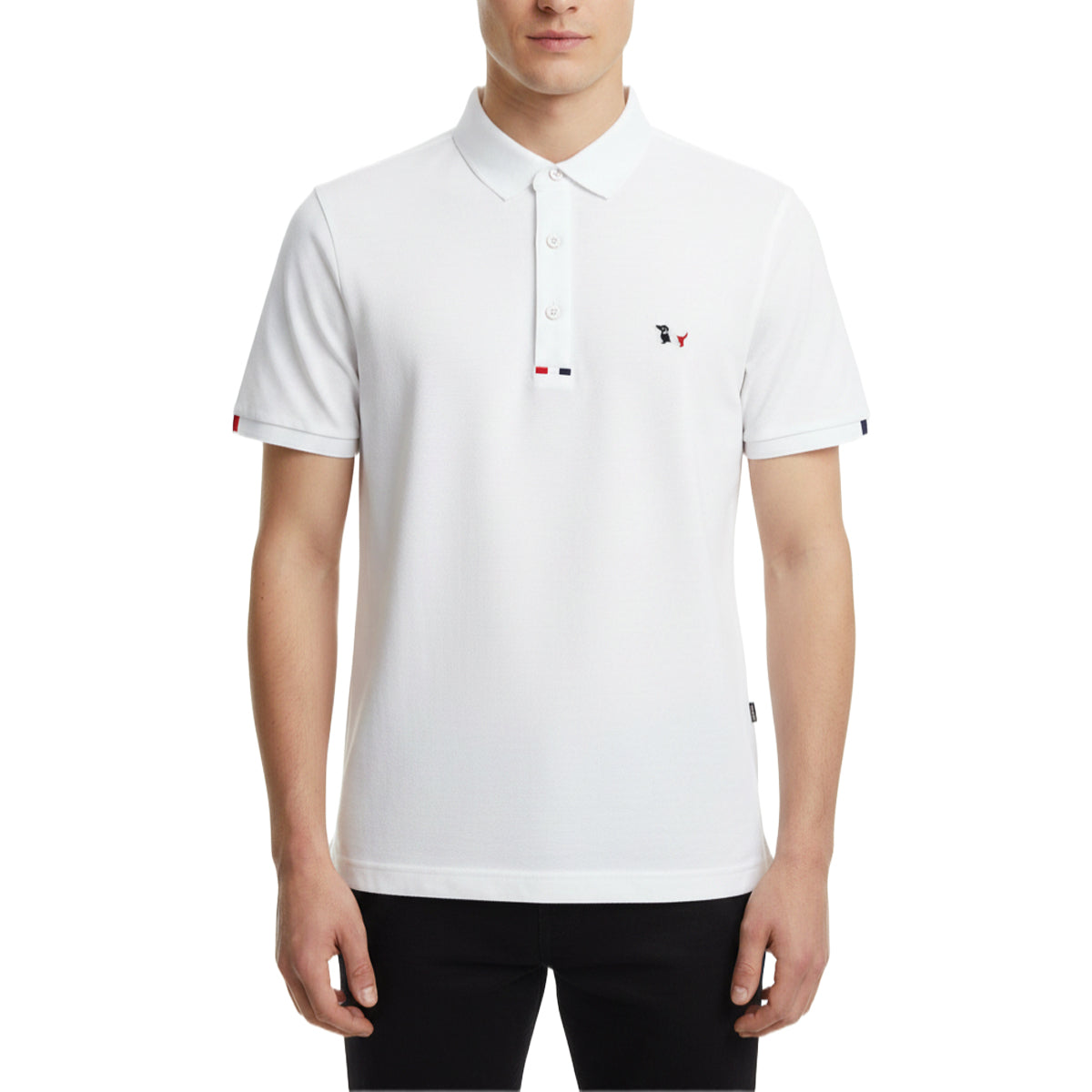 Thom Browne Unisex Cotton Polo T-Shirt