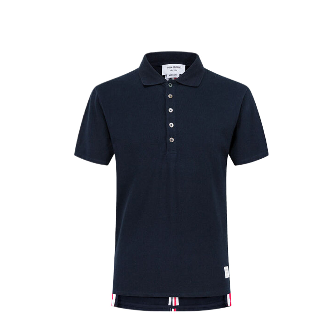Thom Browne 2026SS 4-Bar Striped Polo Shirt