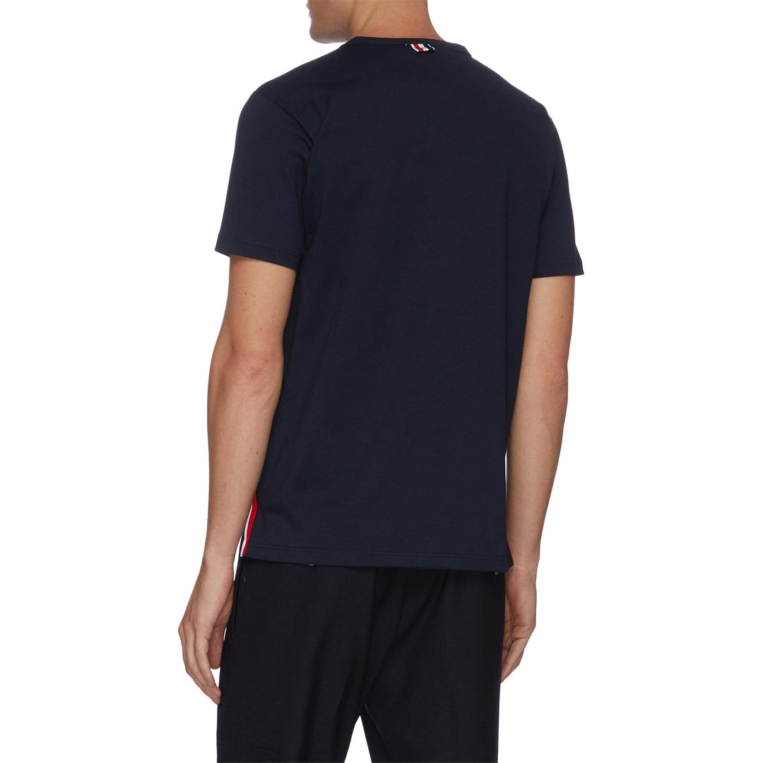 Thom Browne Anchor Embroidered Cotton T-Shirt