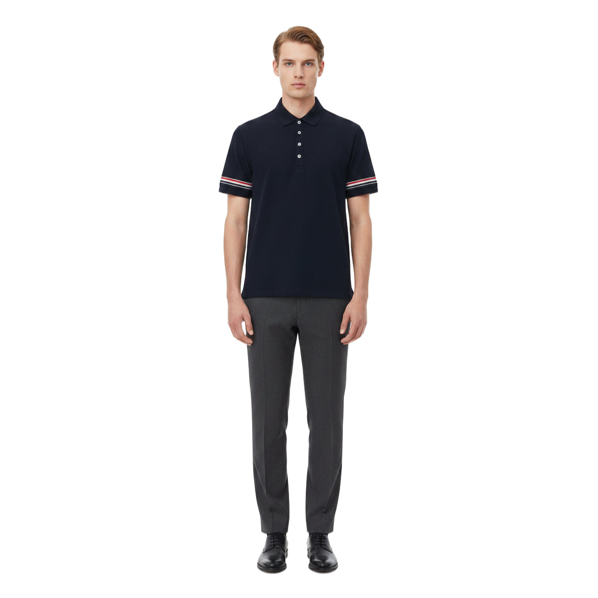 Thom Browne Men's Classic Polo Shirt