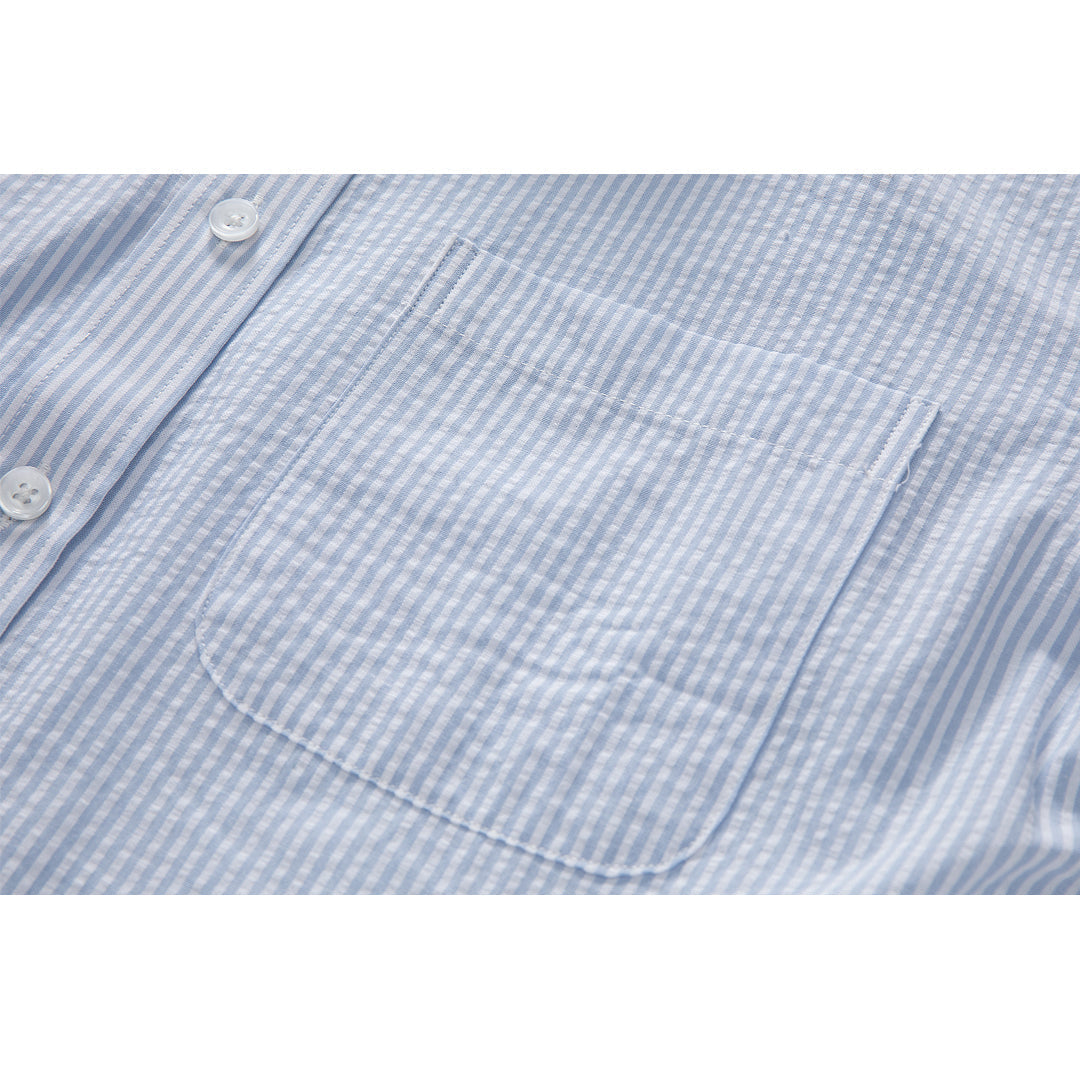 Thom Browne  Spring Summer Men's Short Sleeve Cotton Shirt