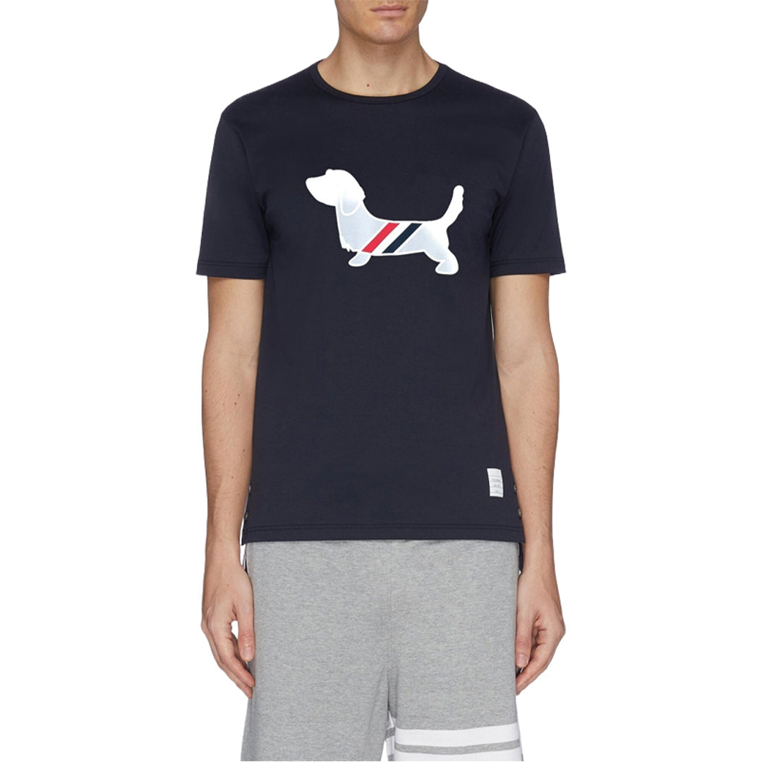 Puppy Embroidered Cotton T-Shirt