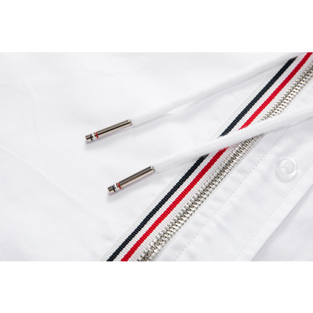 Thom Browne Men's Hooded Cotton Shirt