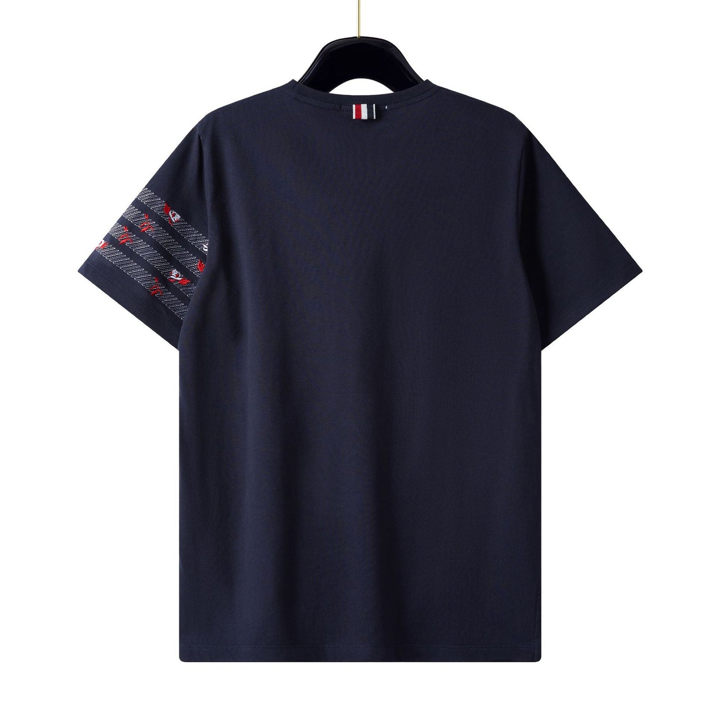 Classic 4-Bar Cotton T-Shirt