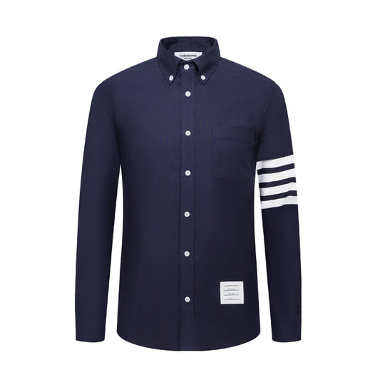 Thom Browne Spring Summer Men's Solid Cotton Shirt
