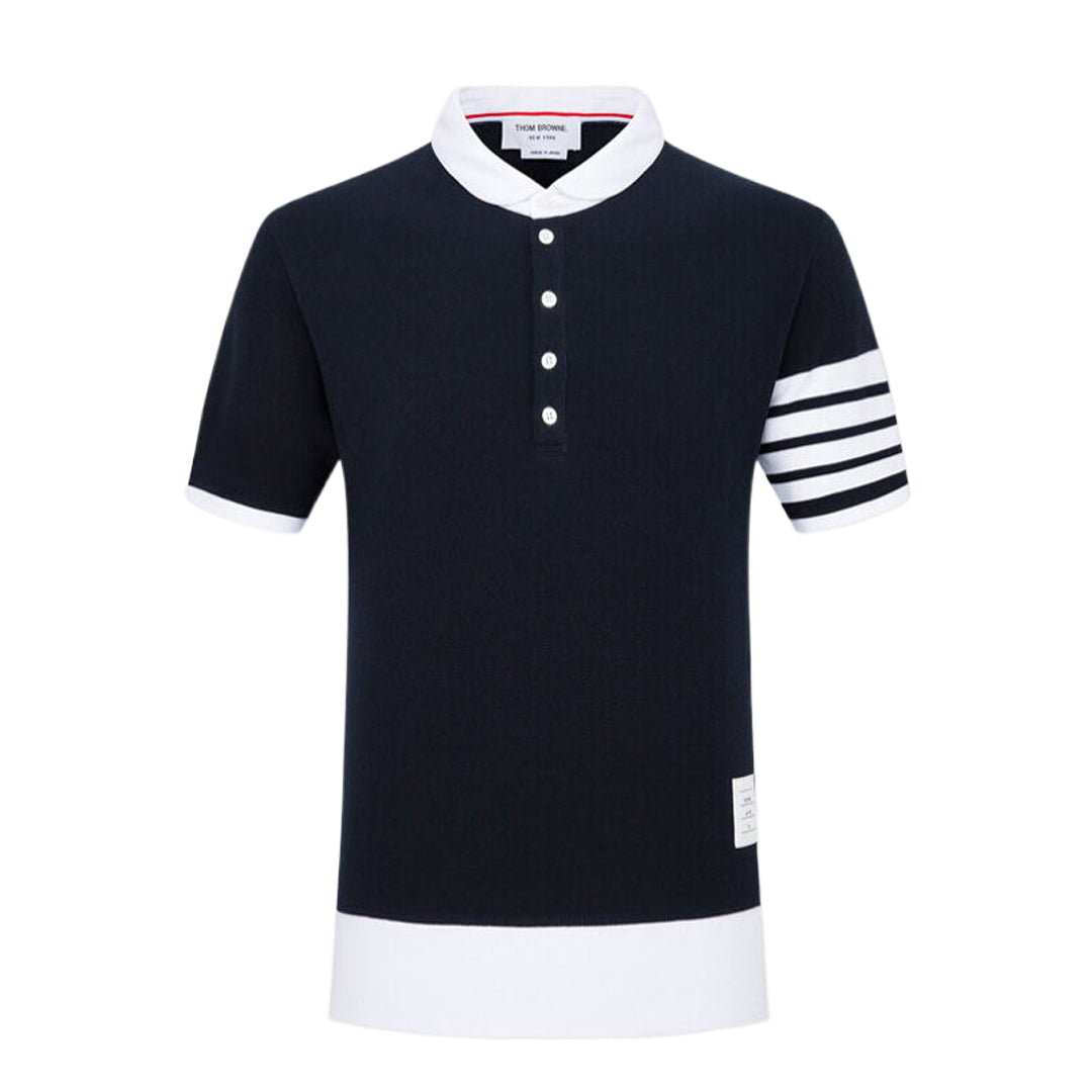 Thom Browne Men's Classic Polo T-Shirt