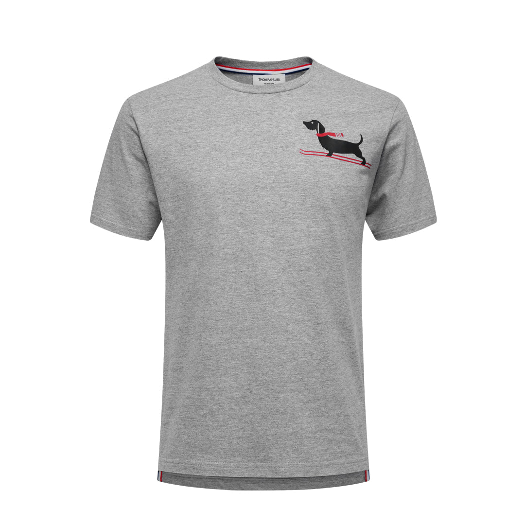 Thom Browne Ski Dog Cotton T-Shirt
