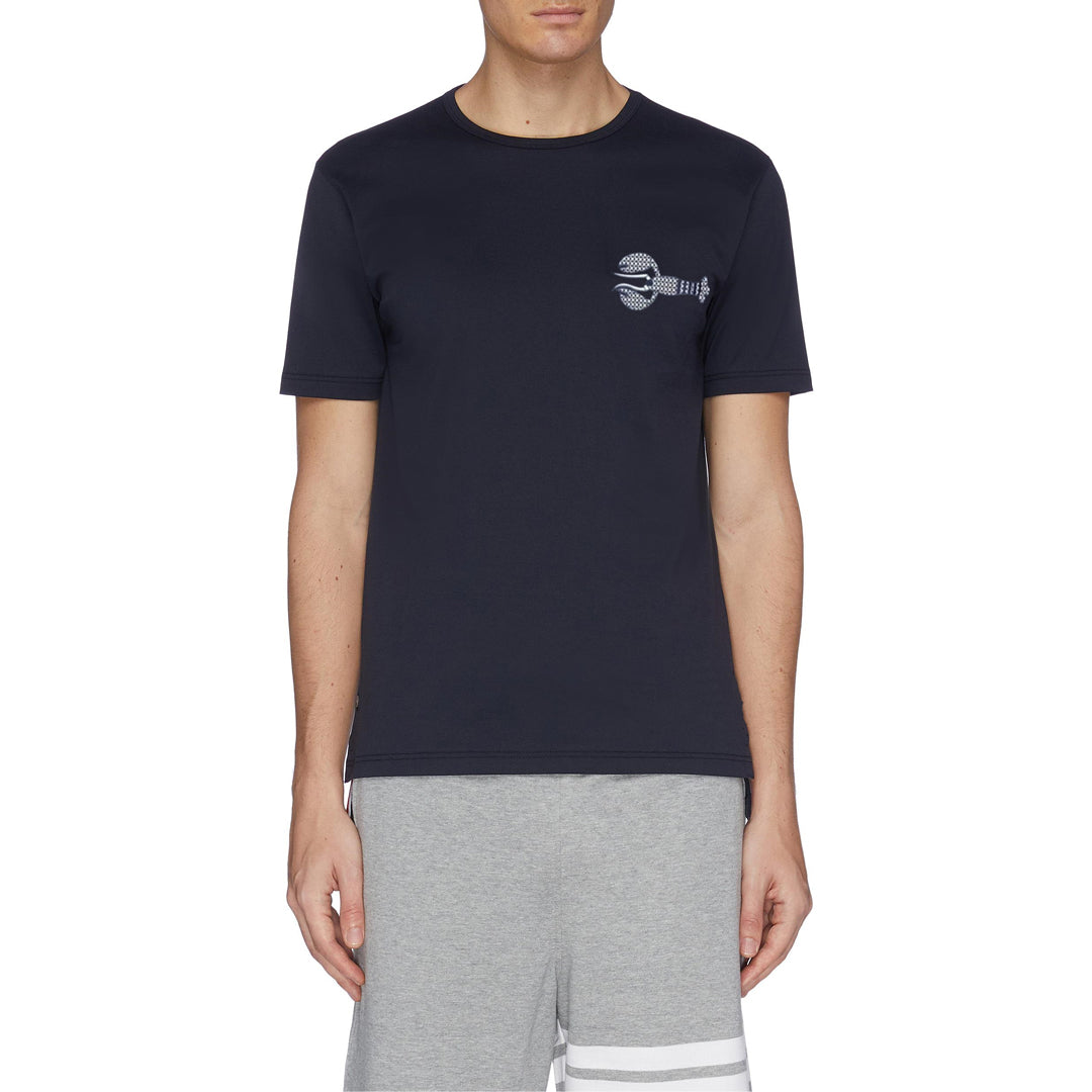 Thom Browne Graphic Print Cotton T-Shirt