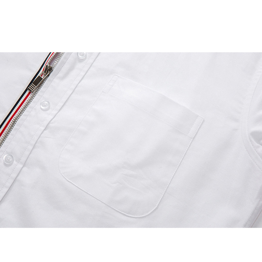 Thom Browne Spring Summer Men's Solid Cotton Shirt