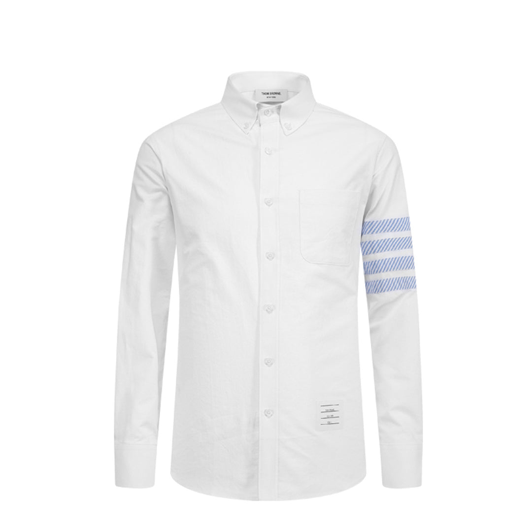 THOM 2025 Spring Summer Men's 4-Bar Stripe Cotton Shirt