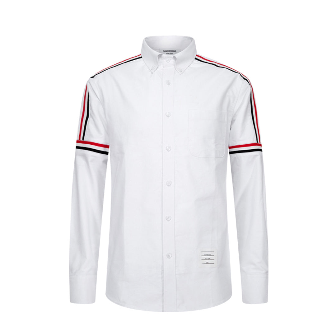 Thom Browne 2025 Spring Summer Men's Solid Cotton Shirt