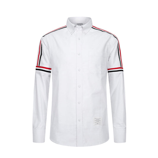 Thom Browne 2025 Spring Summer Men's Solid Cotton Shirt