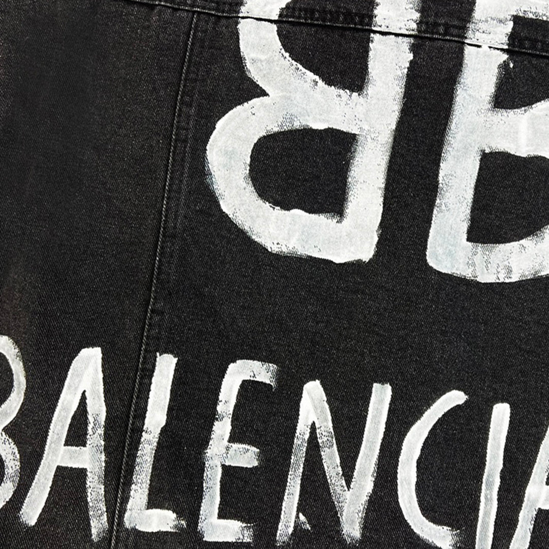 Balenciaga  Black LOGO Jacket