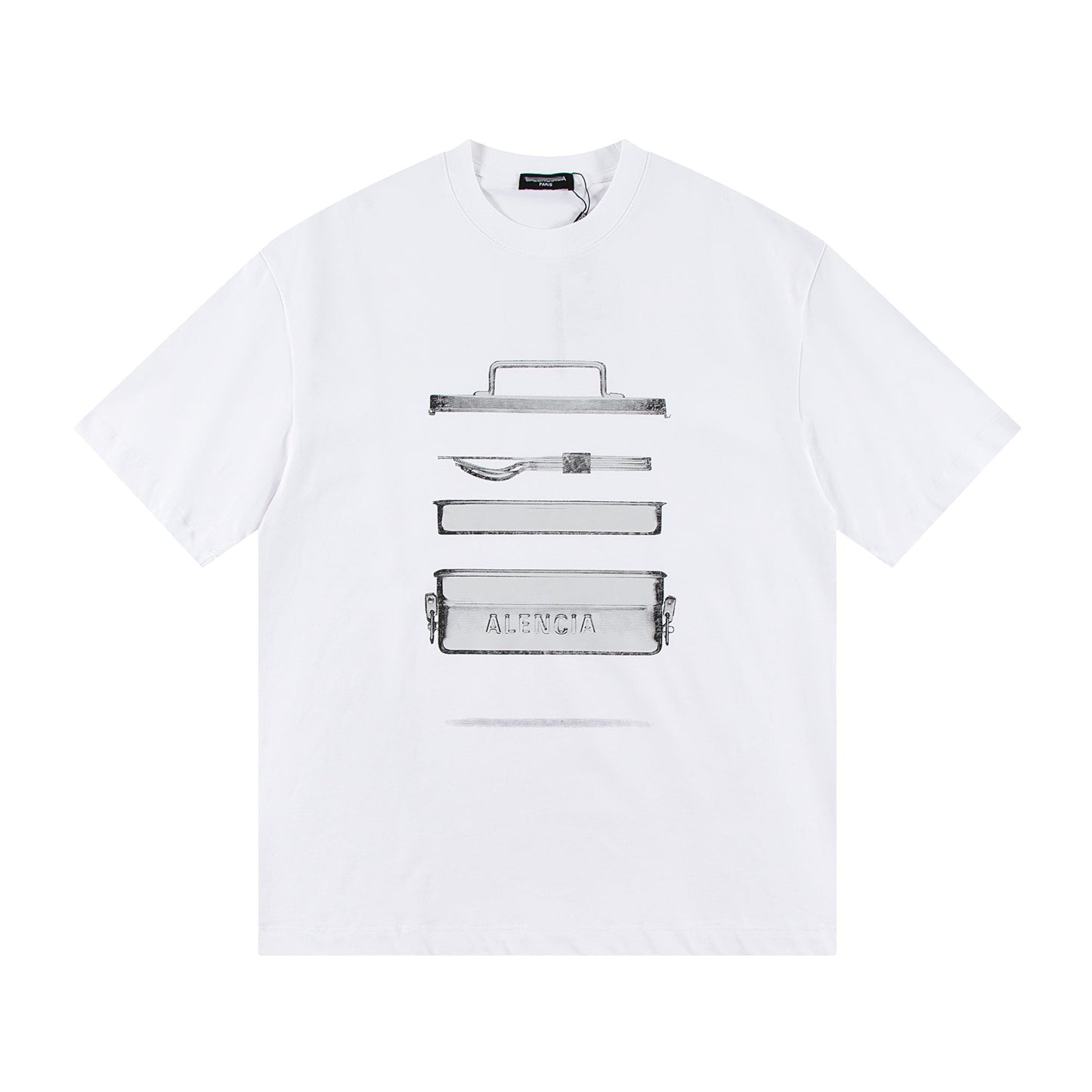Balenciaga Printed Couples' Style T-shirt