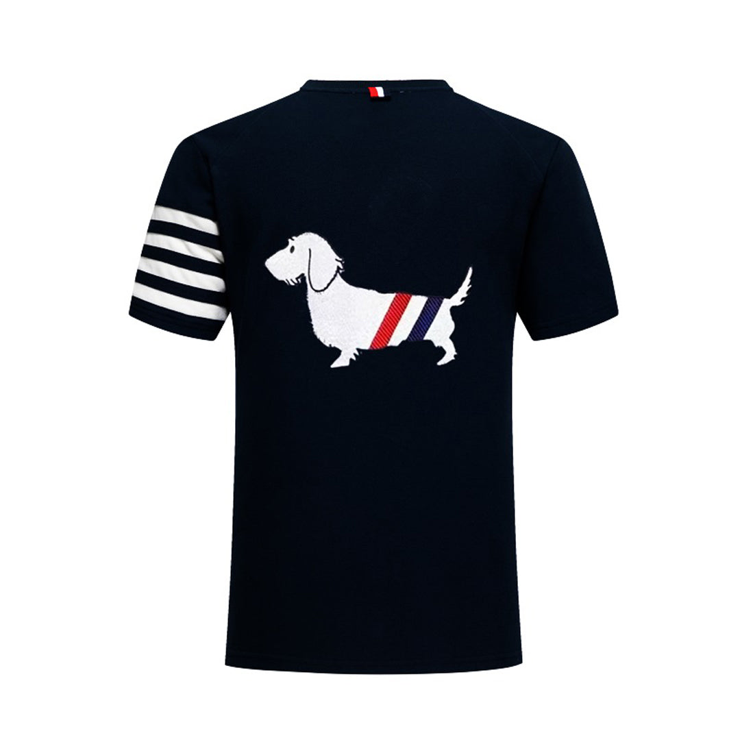 Thom Browne Men's Puppy Graphic T-Shirt