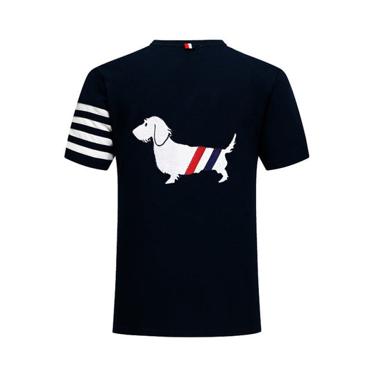 Thom Browne Men's Puppy Graphic T-Shirt