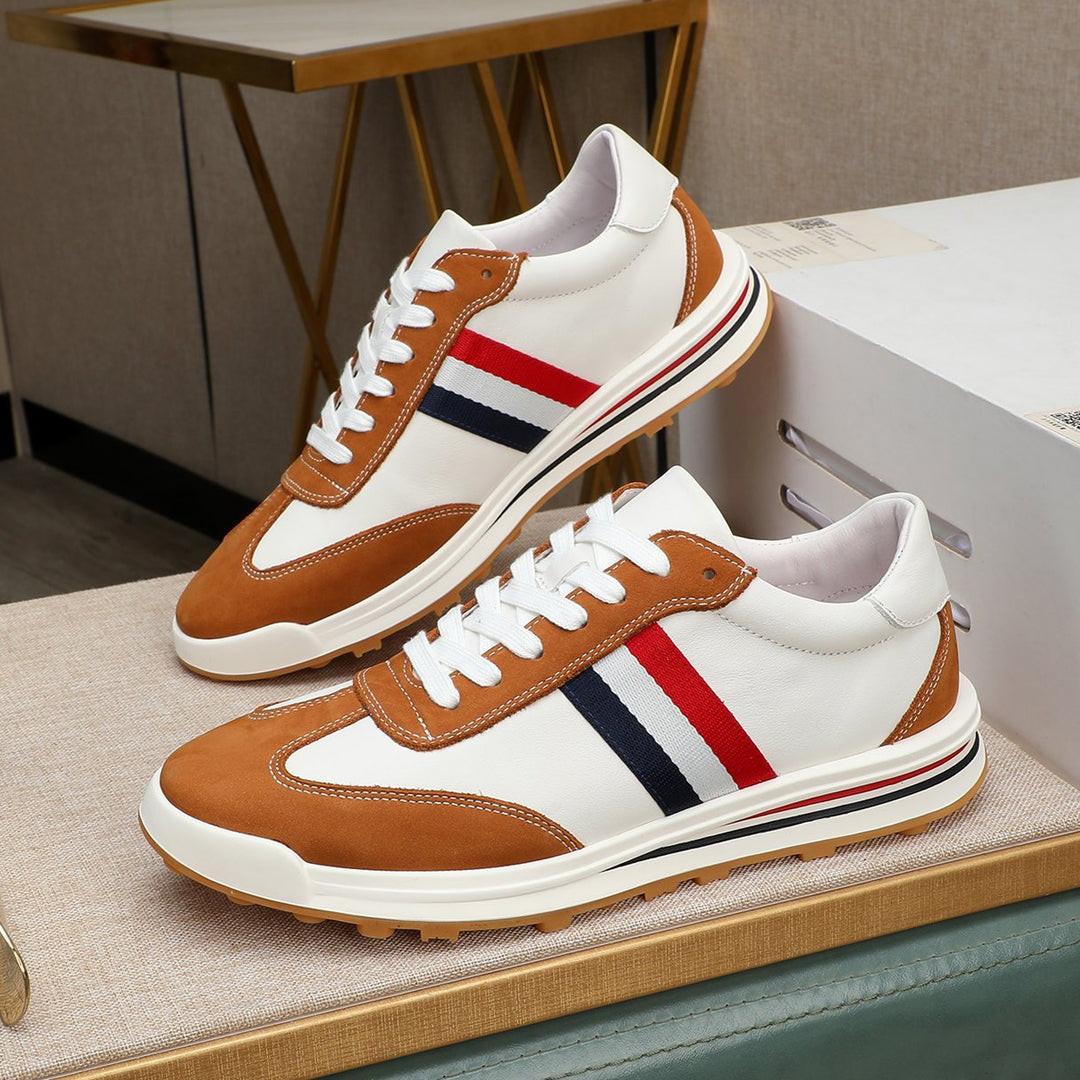 Thom Browne Man Leather sneakers