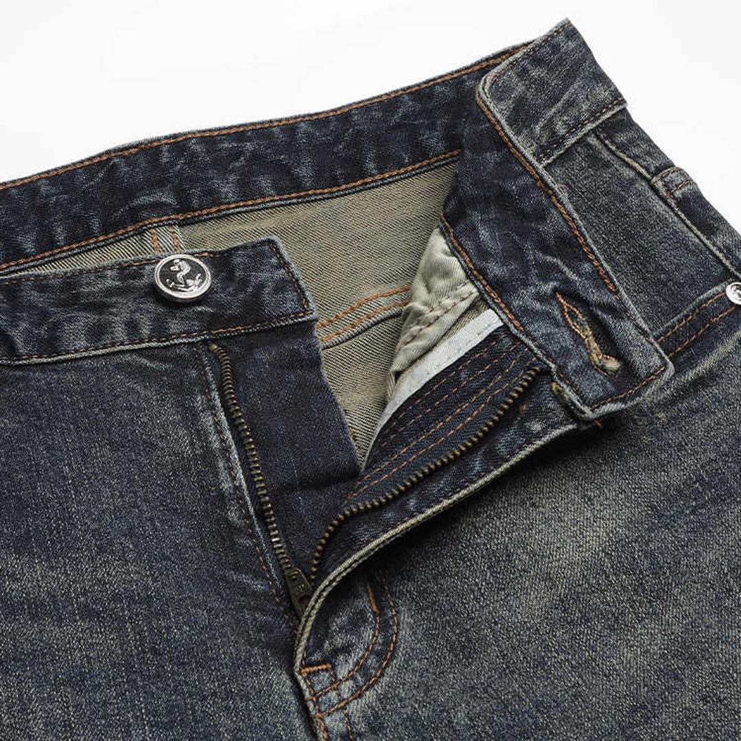 Thom Browne  Embroidered Denim Jeans