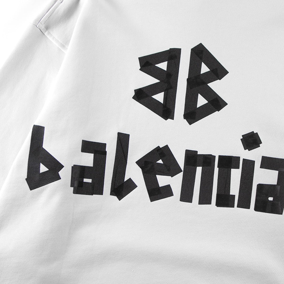 Balenciaga Print LOGO Hoodie
