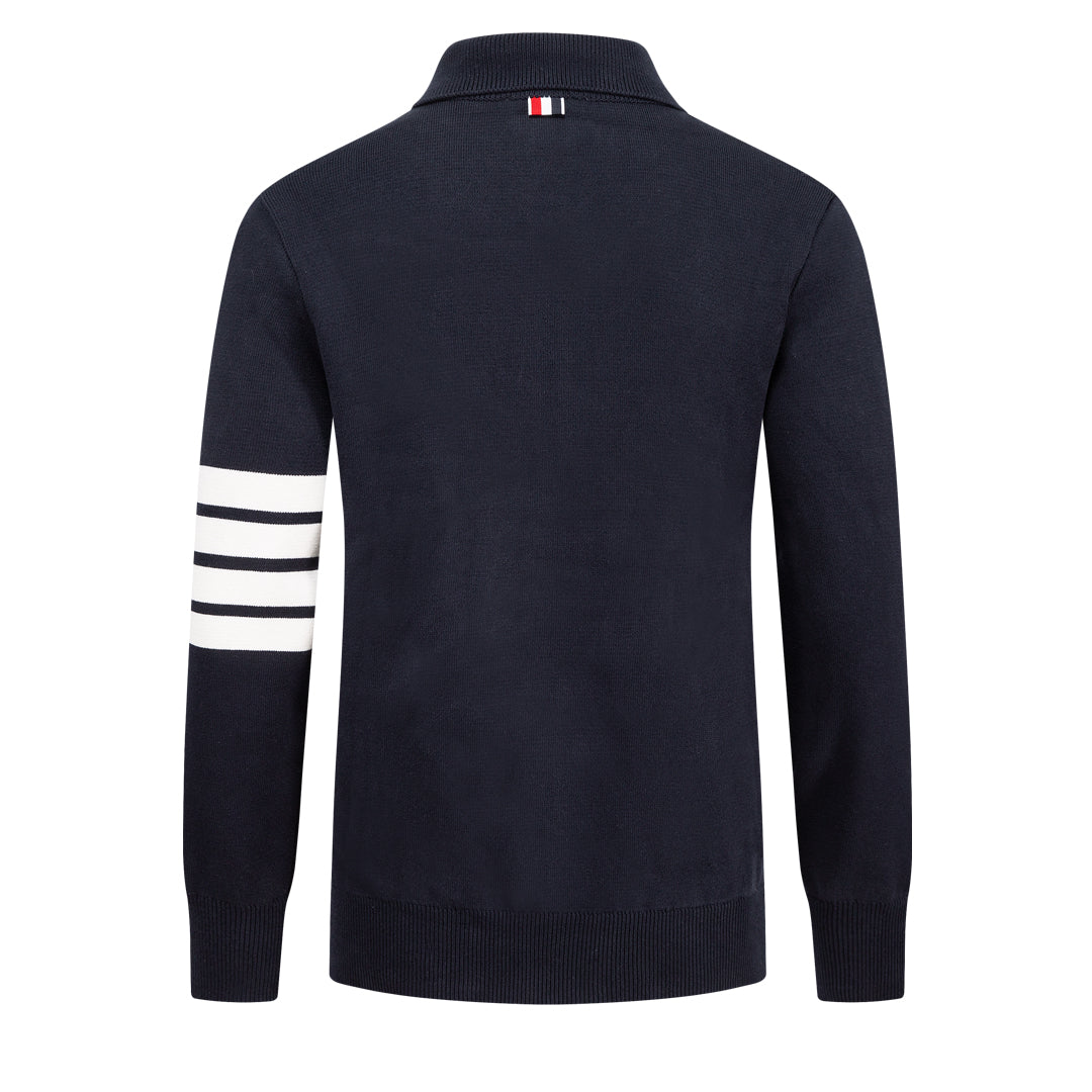 Premium Wool Cardigan - Japanese Cotton Button