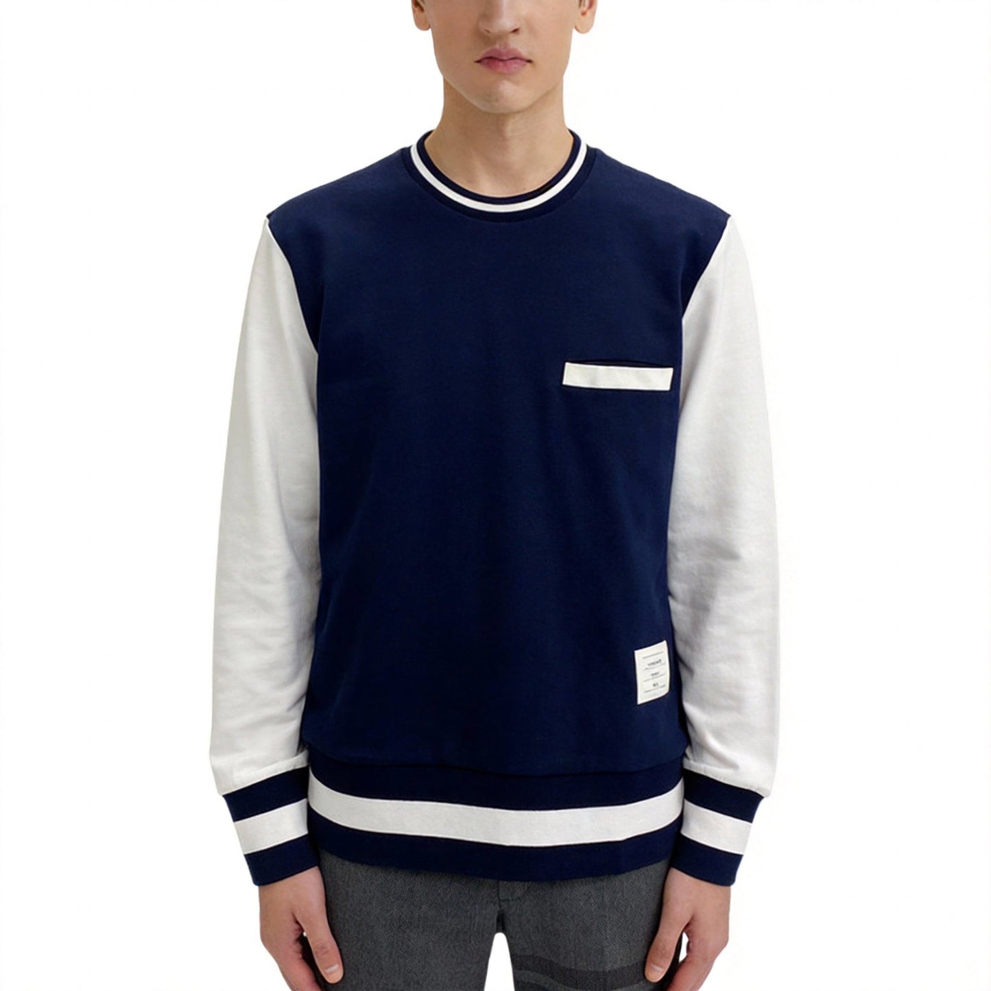 2026 Spring Summer Colorblock Four-Bar Hoodie