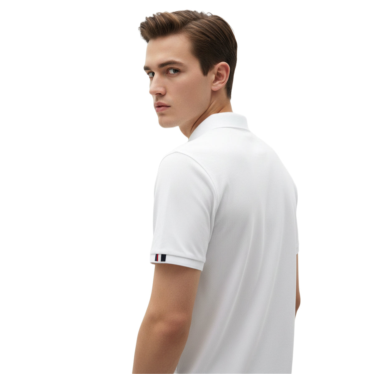 Thom Browne Unisex Cotton Polo T-Shirt
