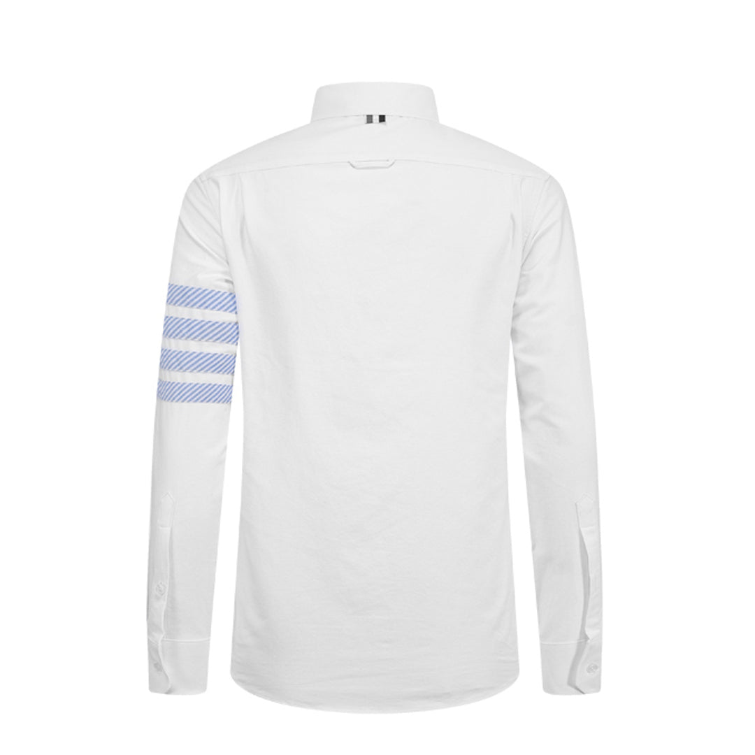 THOM 2025 Spring Summer Men's 4-Bar Stripe Cotton Shirt