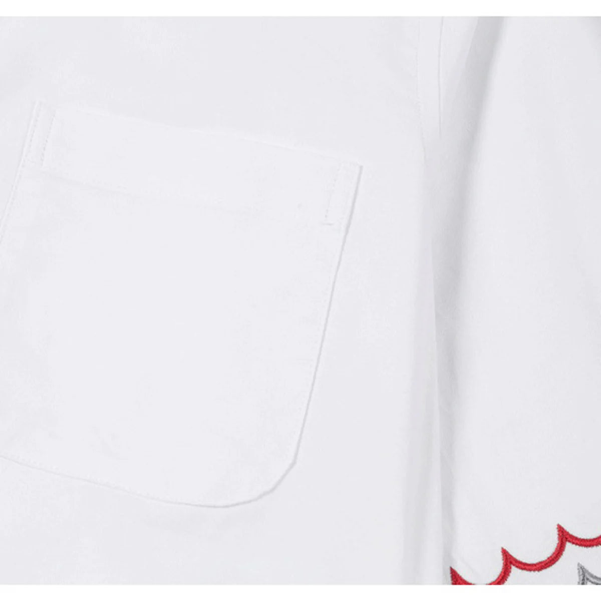 Thom Browne Spring Summer Men's Embroidered Cotton Shirt