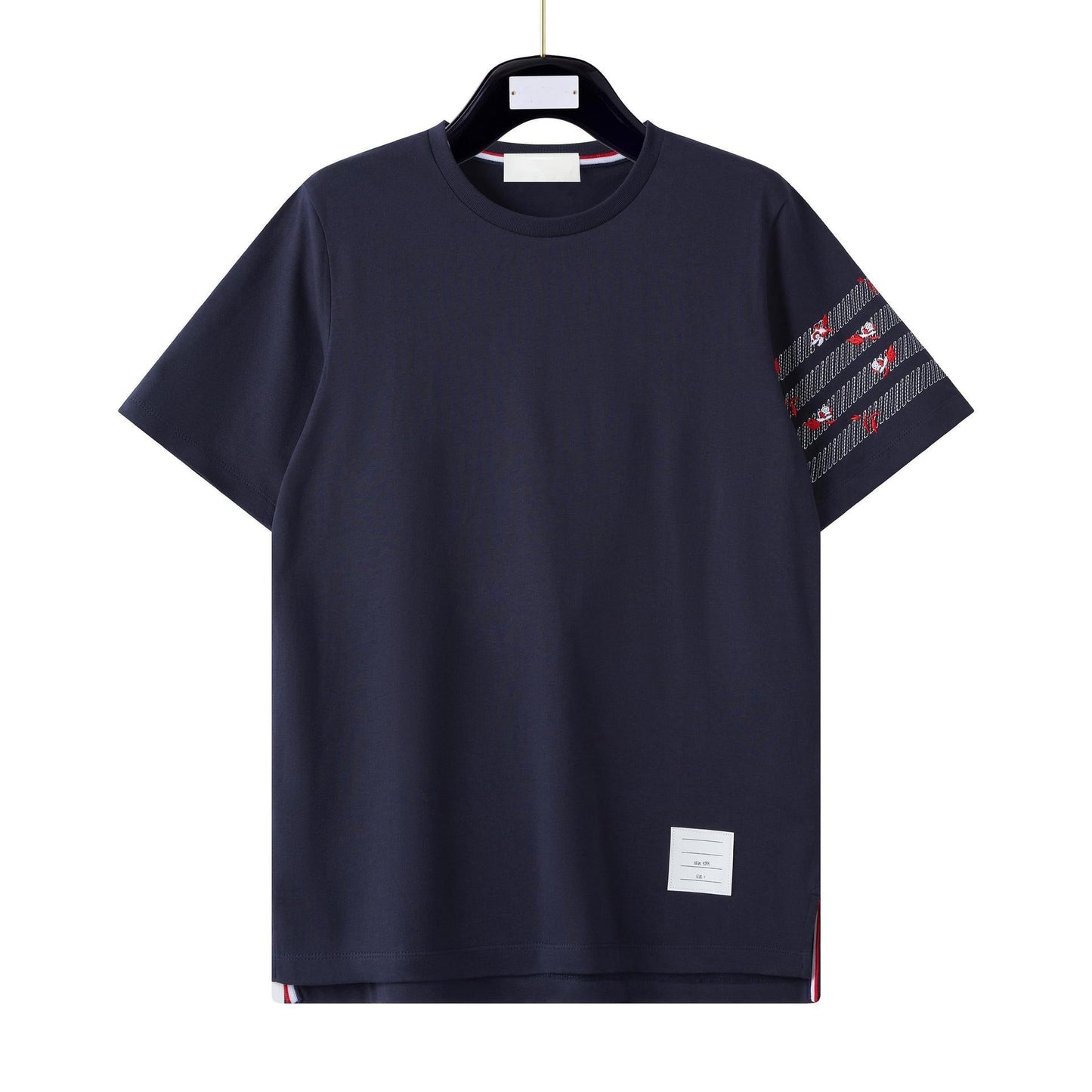 Classic 4-Bar Cotton T-Shirt