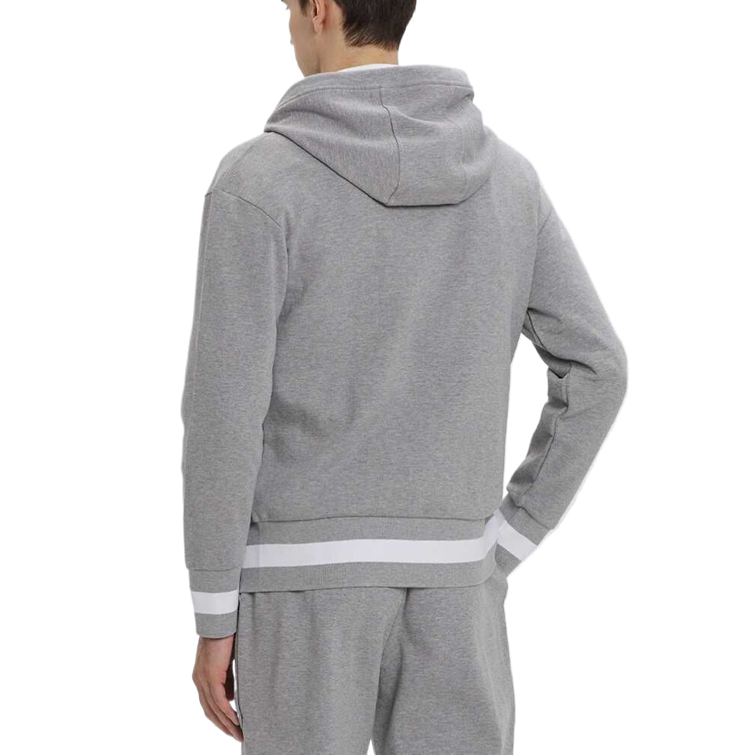 Color Block Sports Zip-Up Hoodie