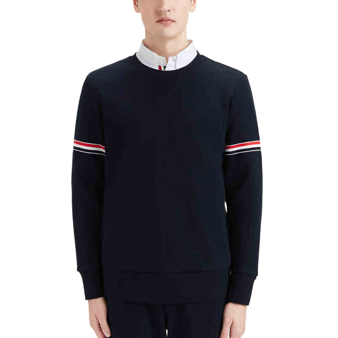 Thom Browne Round Neck Sports Sweatshirt