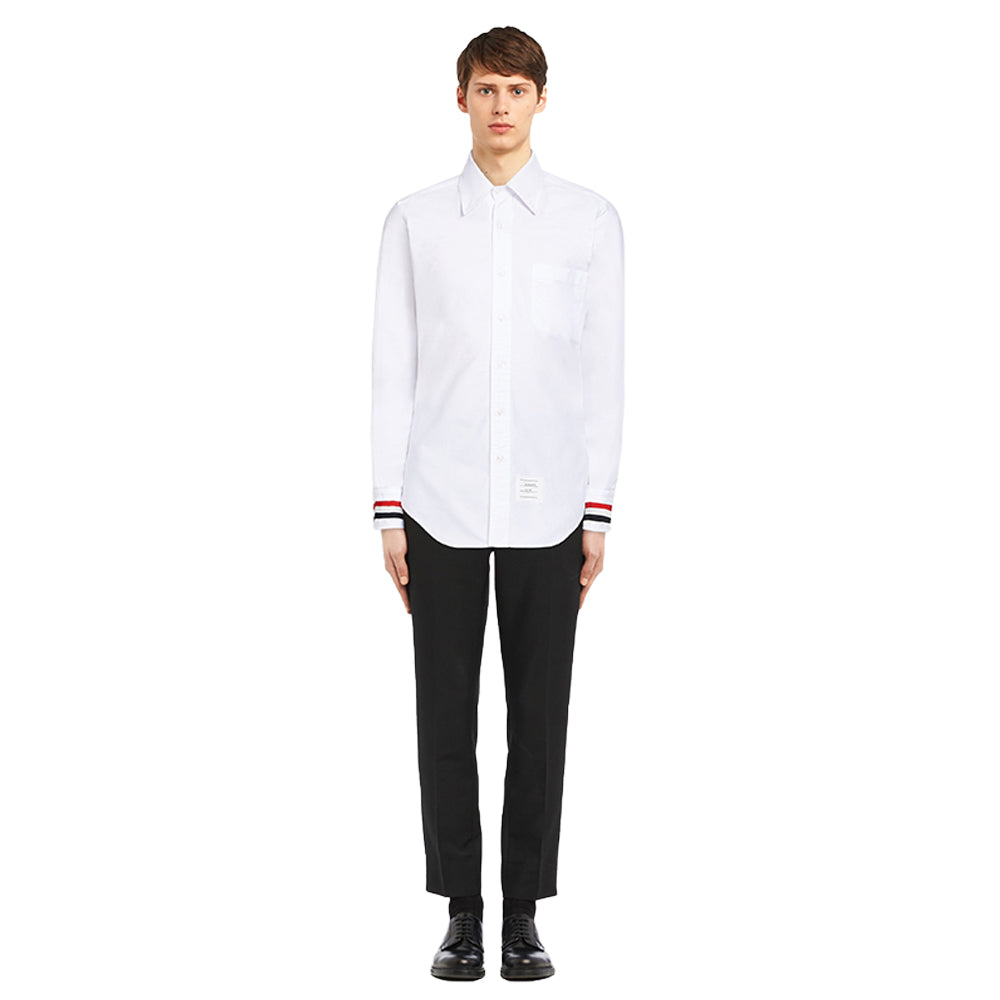 Thom Browne 2025 Spring Summer Men's Solid Cotton Shirt