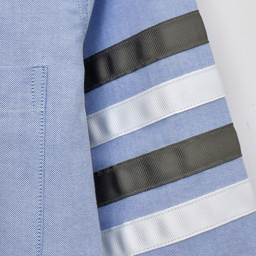 Thom Browne Spring Summer Men's White Shirt with Webbing Cuffs