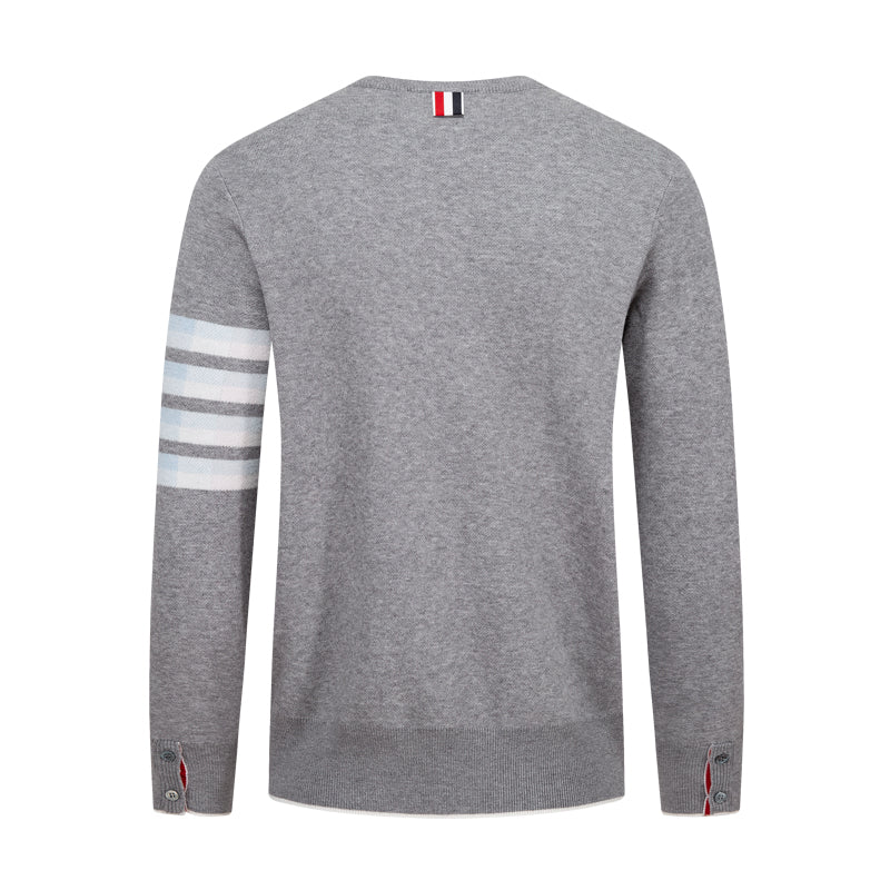 Thom Browne Puppy Embroidered Cotton Cardigan Sweater