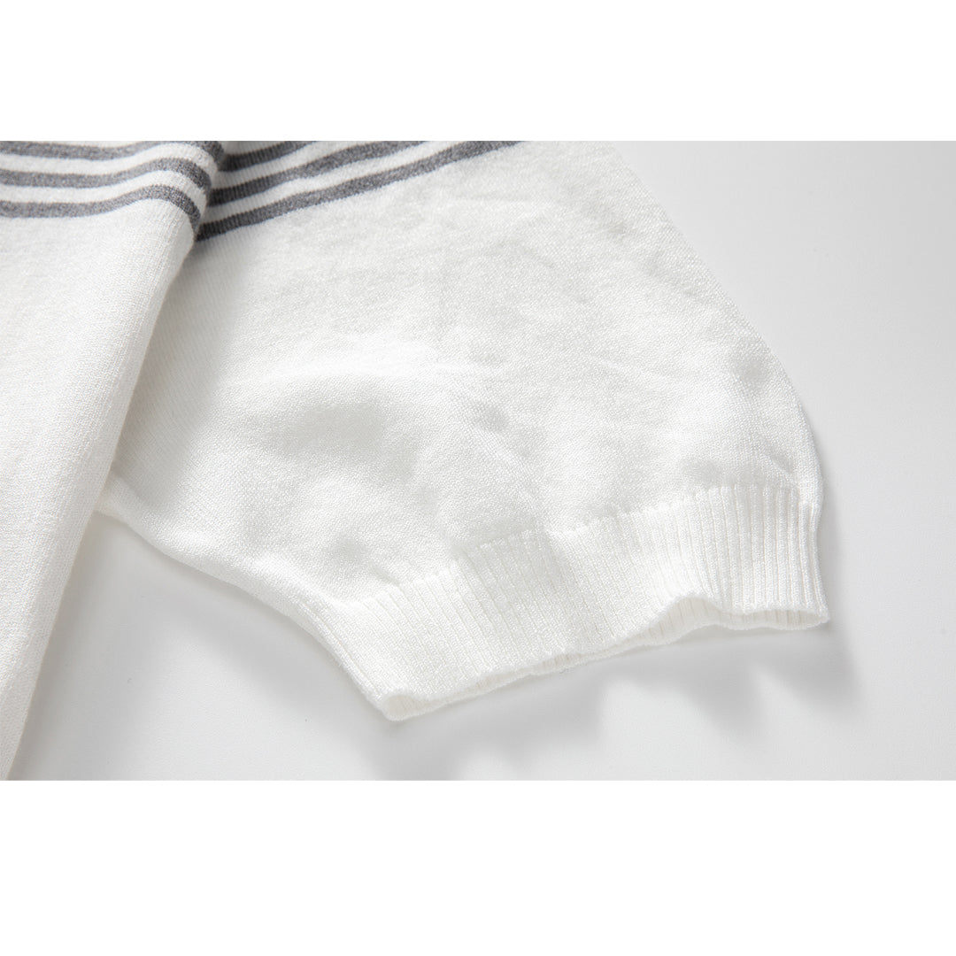 Thom Browne Men's Wool Polo Shirt
