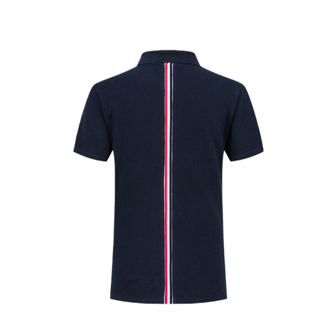 Thom Browne 2026SS 4-Bar Striped Polo Shirt