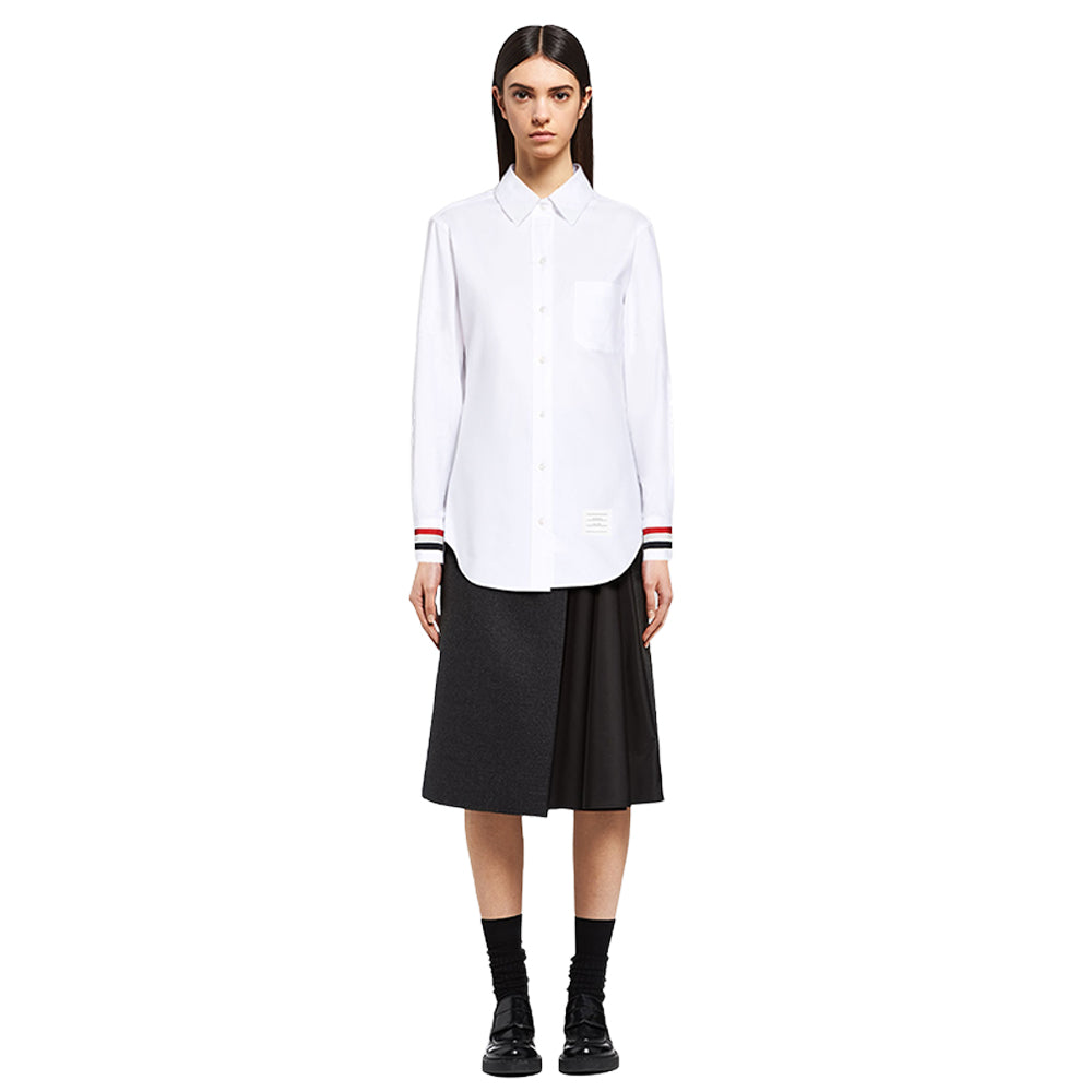 Thom Browne 2025 Spring Summer Men's Solid Cotton Shirt
