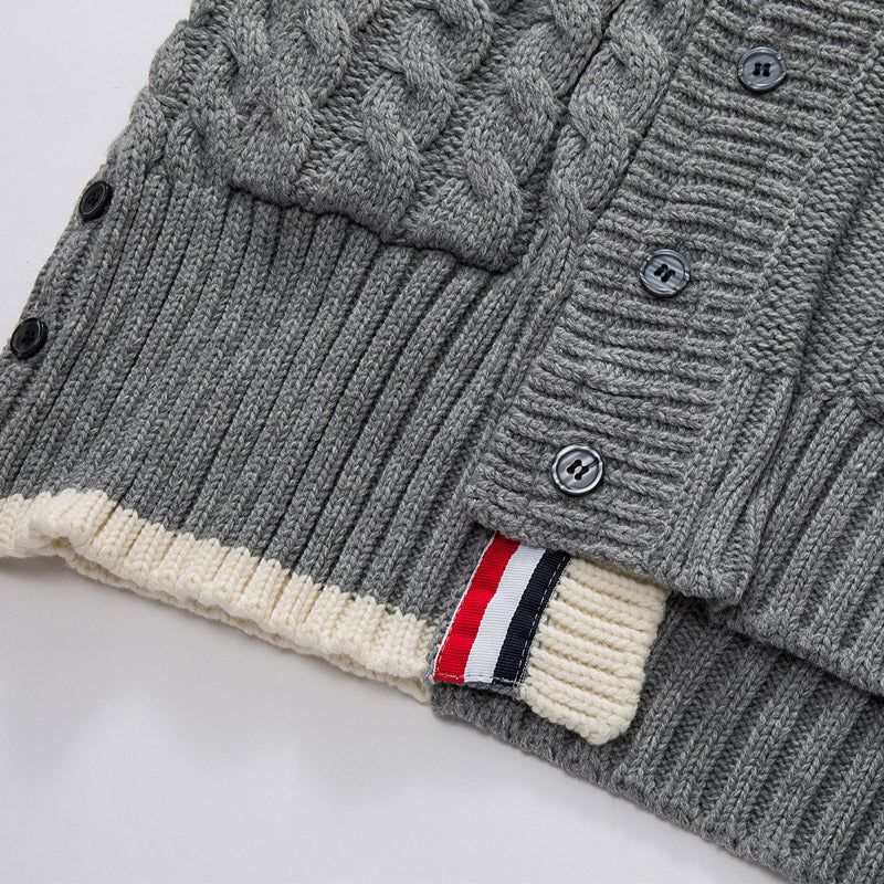 Thom Browne Thickened Wool cardigan