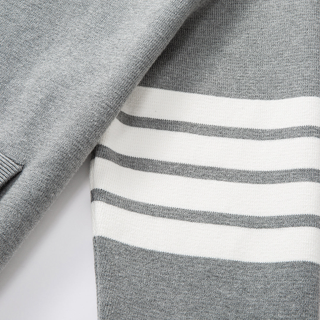 Premium Wool Cardigan - Japanese Cotton Button