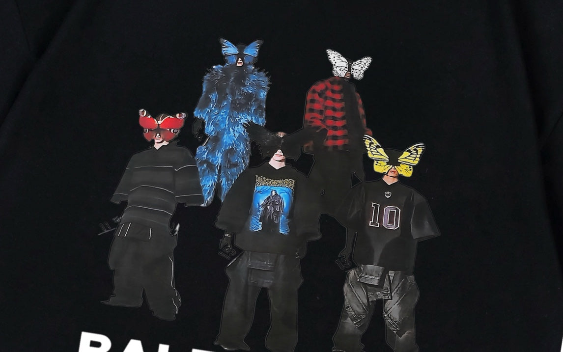 Balenciaga Fashion Distressed T-shirt