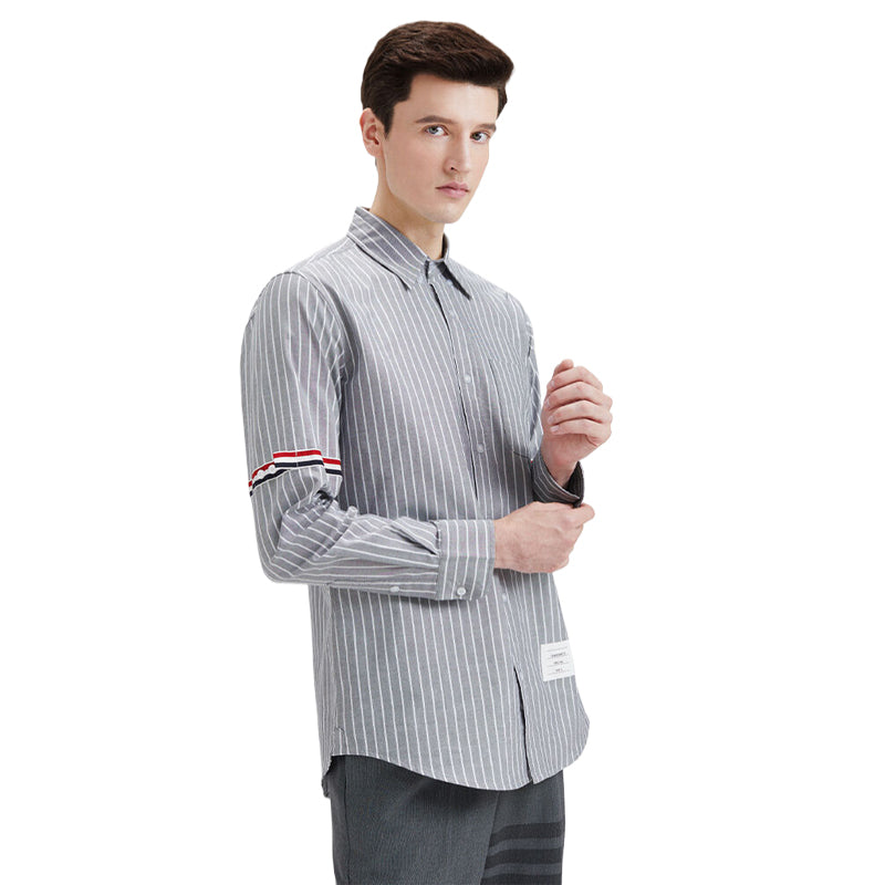 Thom Browne Spring Summer Men's Oxford Elastic Shirt