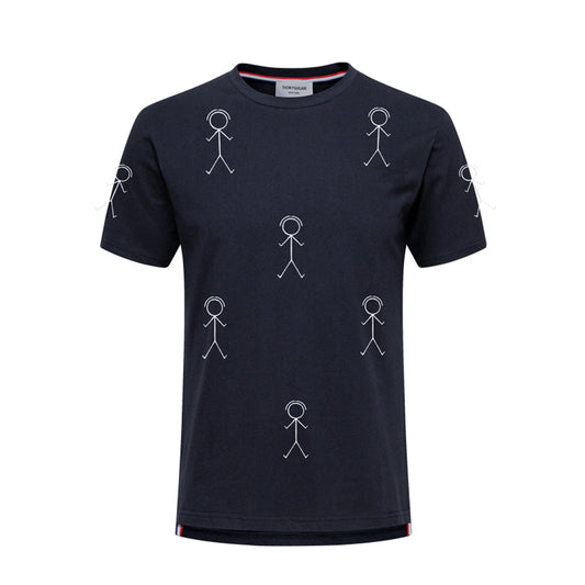 Thom Browne Puppy Print Cotton T-Shirt