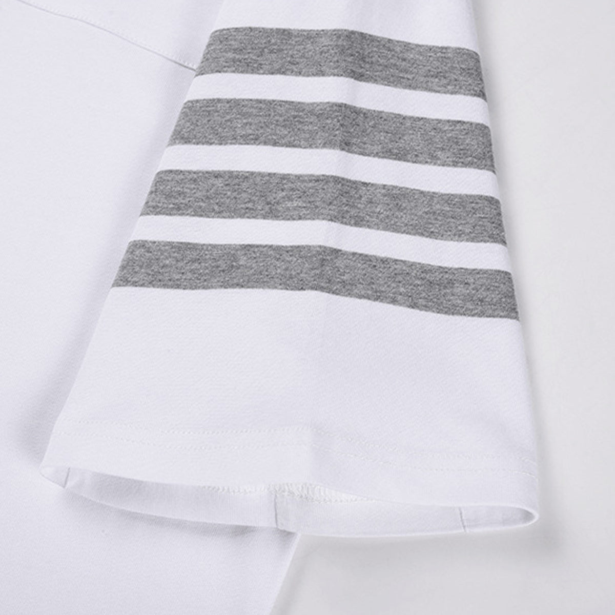2026 SS Men's Four-Bar Stripe Cotton T-Shirt