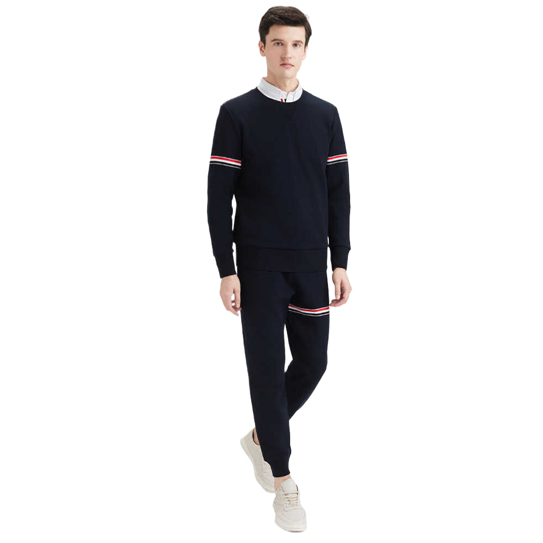 Thom Browne Round Neck Sports Sweatshirt