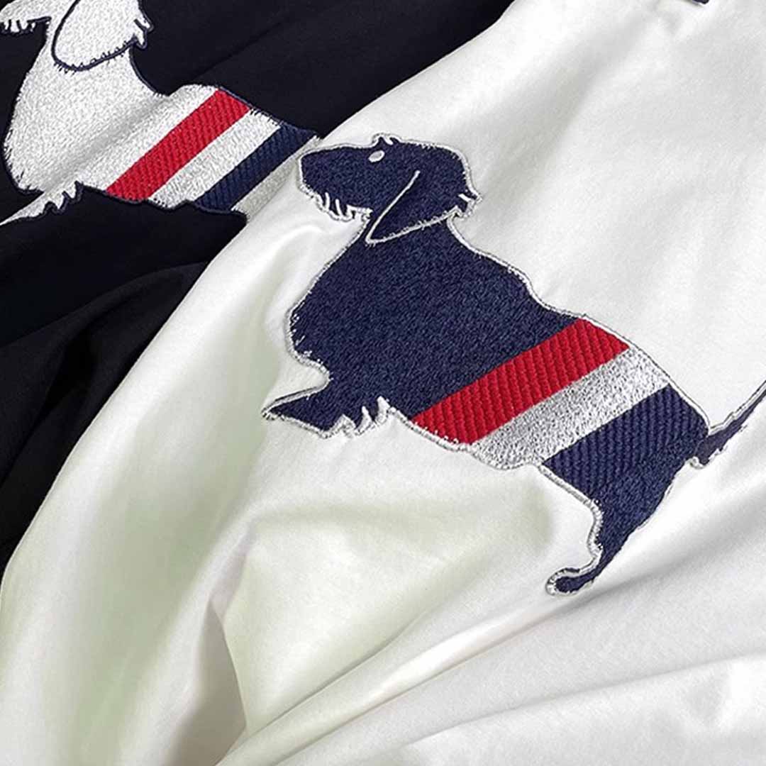 Thom Browne Men's Puppy Graphic T-Shirt