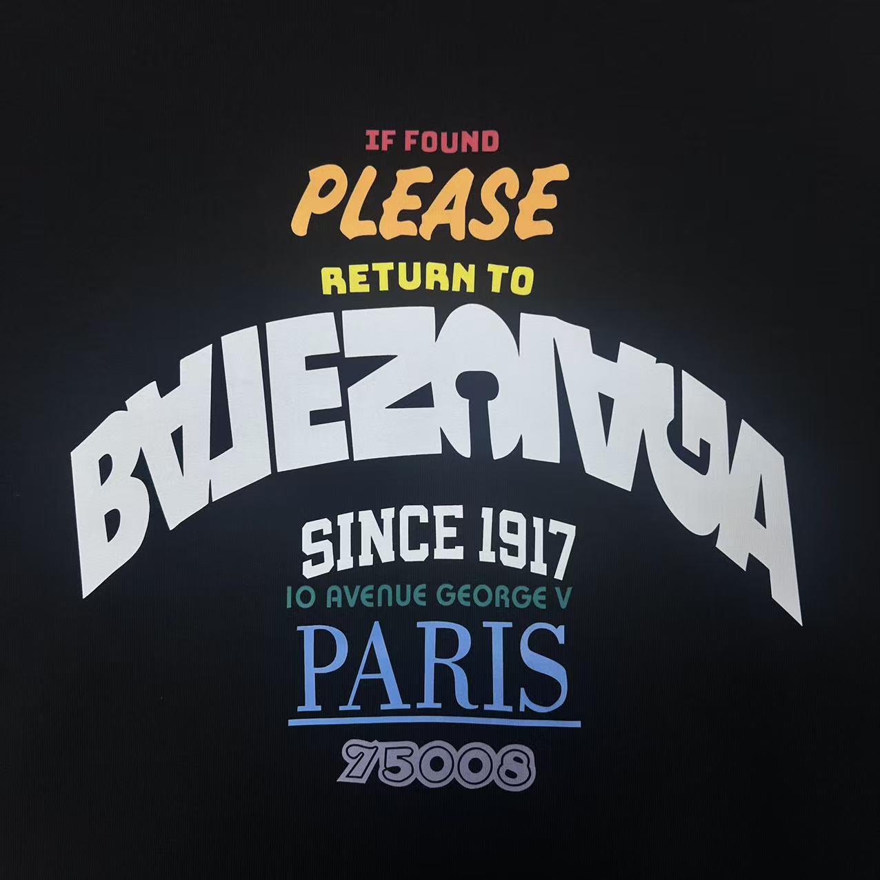 Balenciaga Man Vintage T-shirt