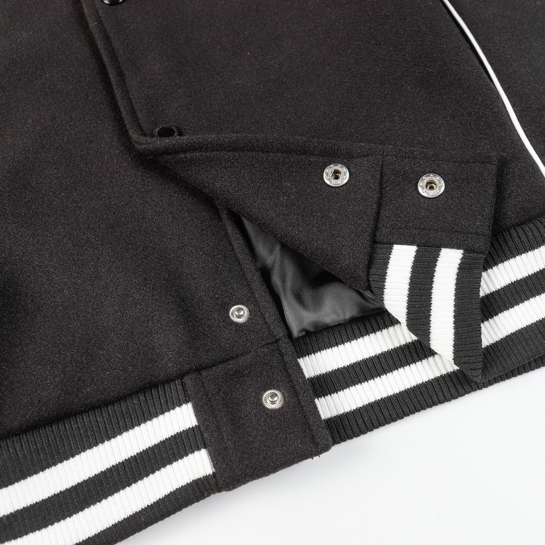 Balenciaga Men's Thickened Baseball Jacket