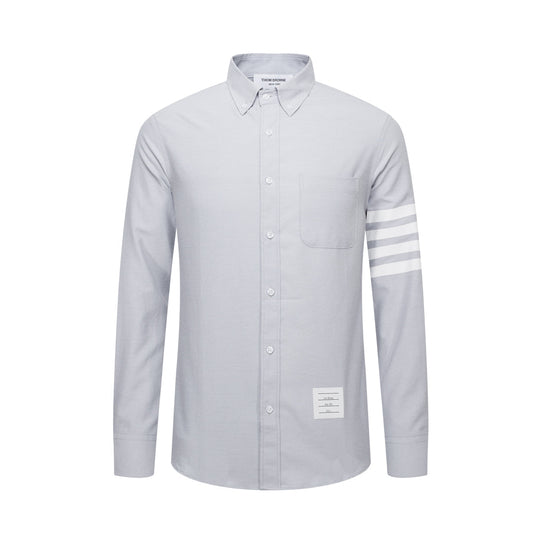 Thom Browne Spring Summer Men's Solid Cotton Shirt