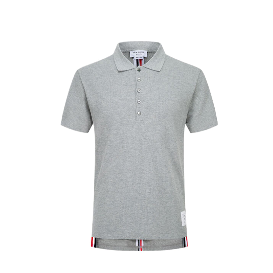 Thom Browne 2026SS 4-Bar Striped Polo Shirt