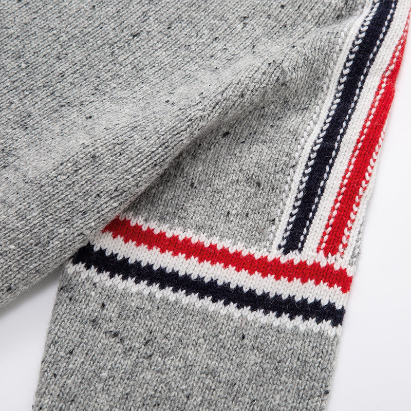 Plaid Knit Couples Sweater